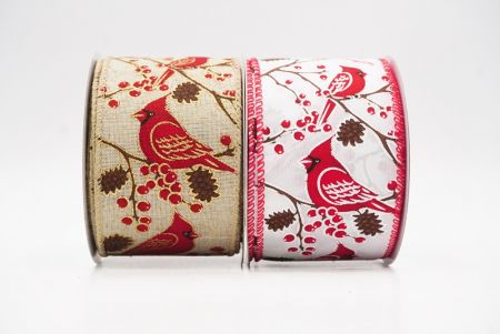 Fita de Arame Natalina com Pássaros Cardeais Vermelhos_KF9963.KF9964.KF9965 (2)